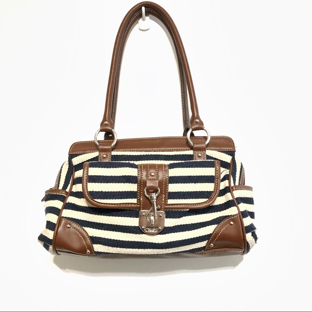 CHAPS Nautical Canvas shoulder bag
